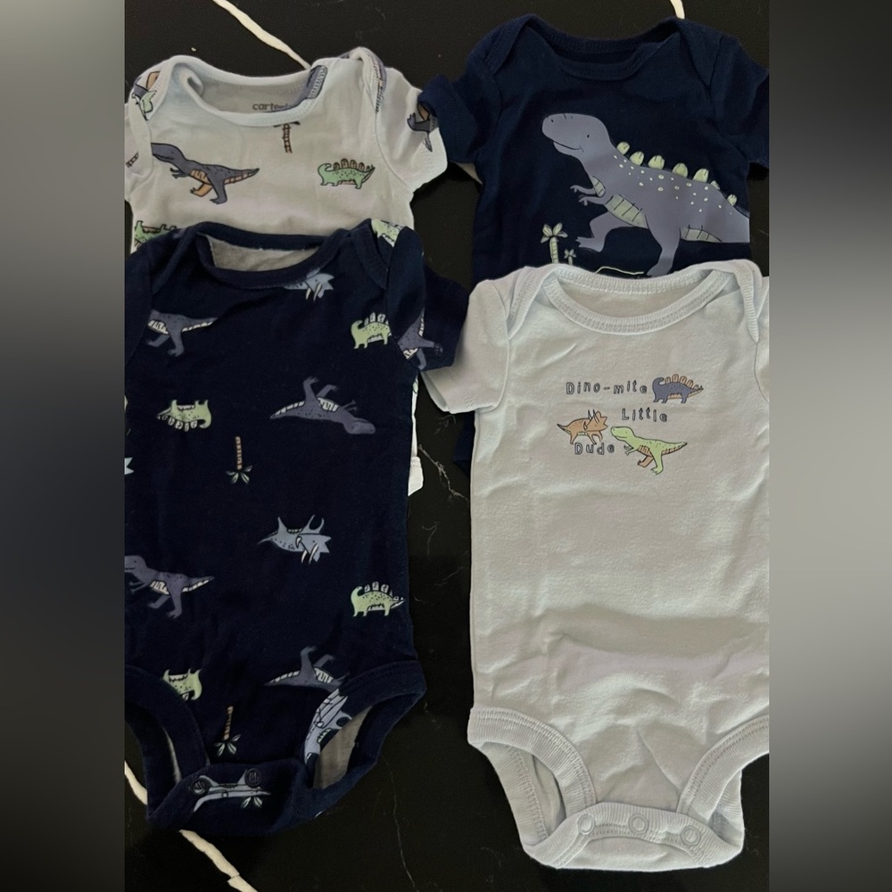 Carters Dinosaur Onesies